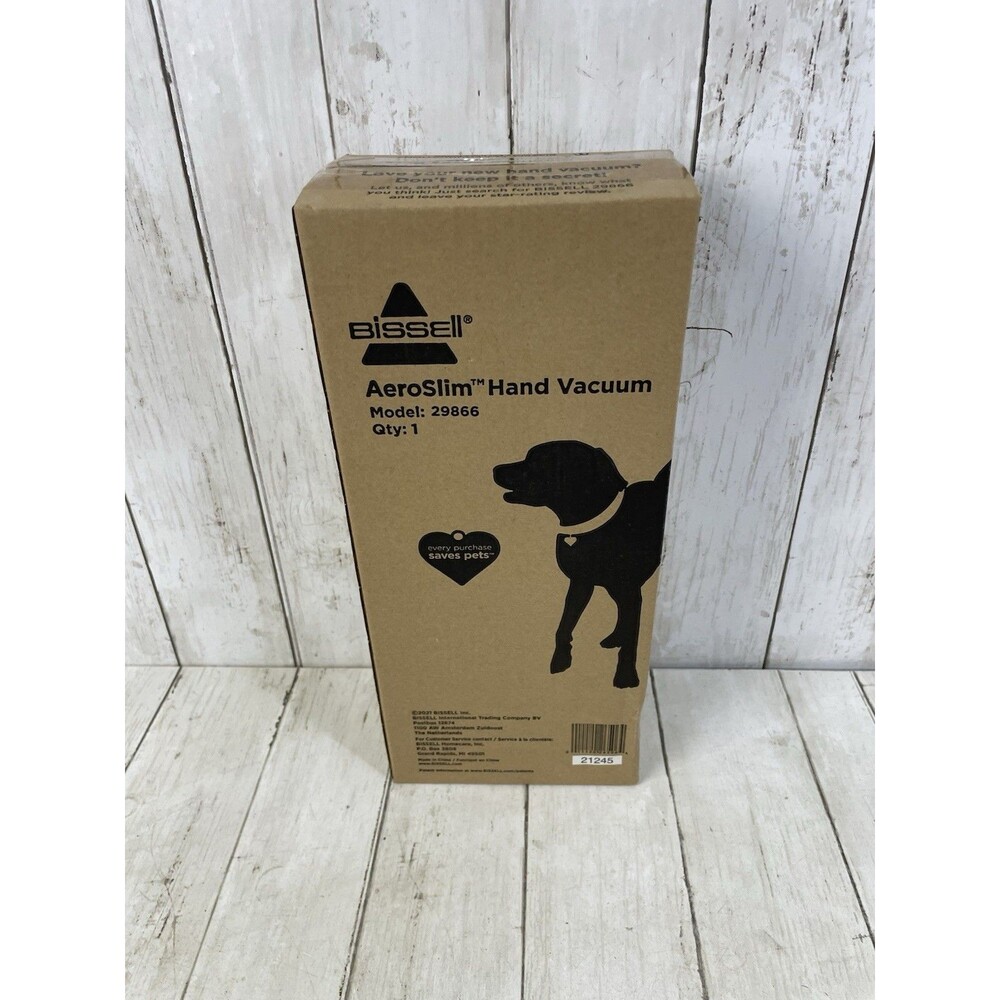 Bissell Aerosmith Cordless Hand Vacuum Blue Model # 29866 Brand New